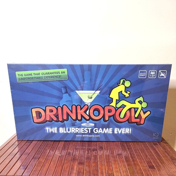 DRINKOPOLY Board Games - NEW - Picture 1 of 5